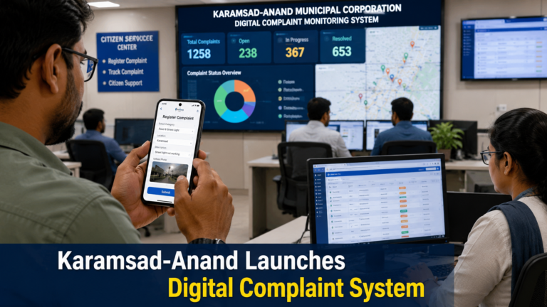 Karamsad-Anand Launches Complaint App, Citizen Helpline