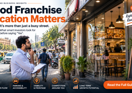Investor evaluating a food franchise location in Ahmedabad