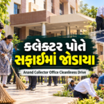 Anand Collector Office Cleanliness Drive with Collector Praveen Chaudhary