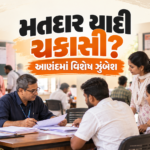 આણંદમાં મતદાર યાદી સુધારણા ઝુંબેશ દરમિયાન BLO દ્વારા નાગરિકોને મતદાર નોંધણી અંગે માર્ગદર્શન