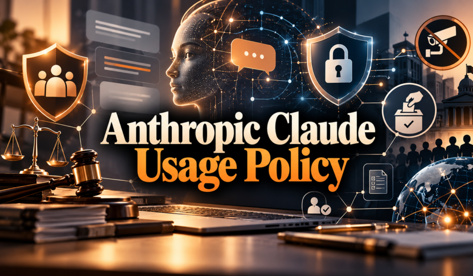 Anthropic Claude Usage Policy update covering AI safety, elections and surveillance