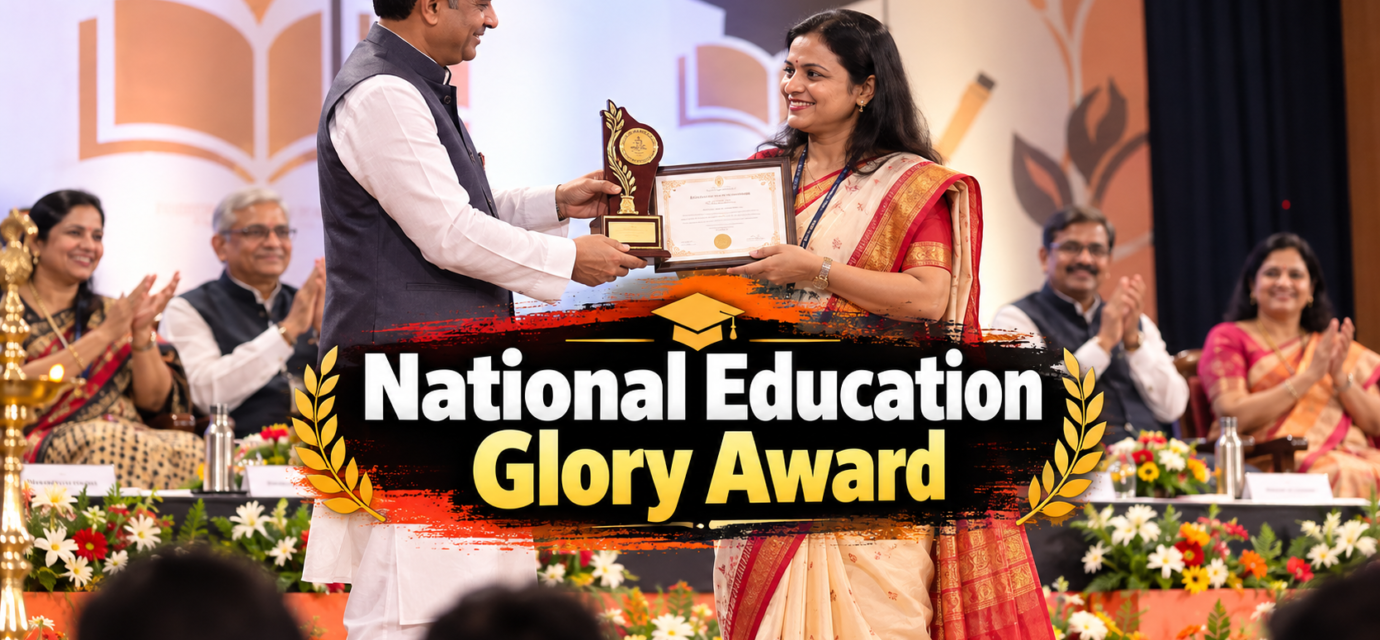 National Education Glory Award Anand honours Shitalben Christie for creative educational contribution