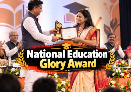 National Education Glory Award Anand honours Shitalben Christie for creative educational contribution