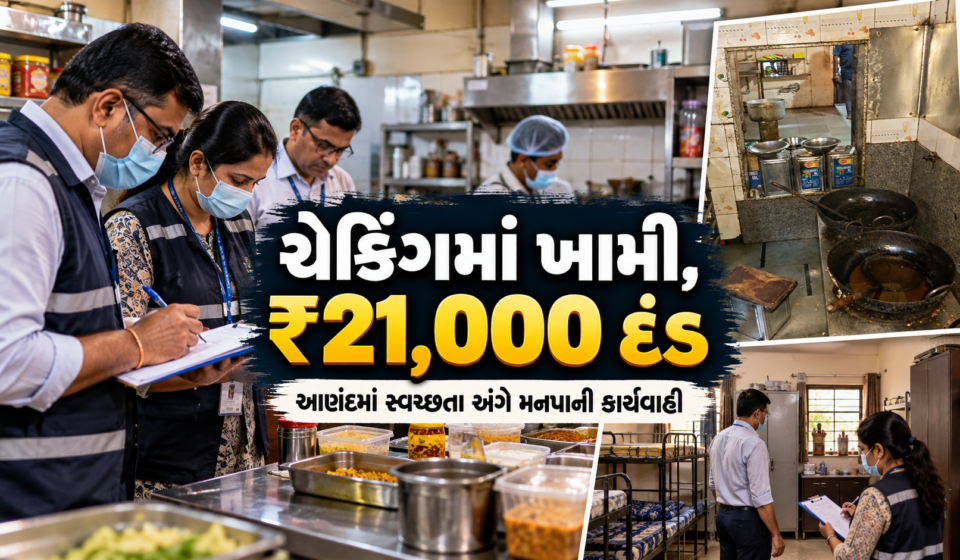 Anand Food Safety Inspection by municipal health officials